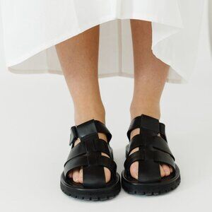 Studio Nicholson Fisherman Sandal in Black